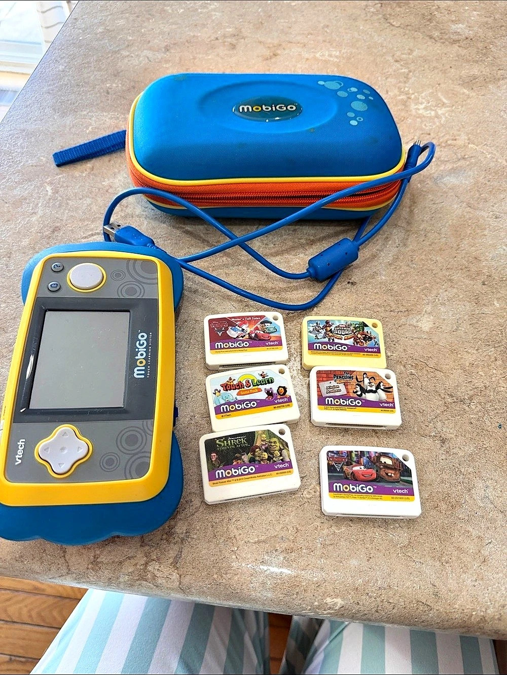 VTech MobiGo Touch Learning System with Case & 6 Games